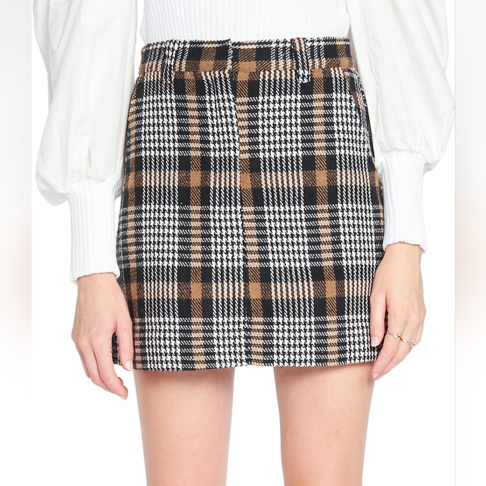 En Saison - Check Mini Skirt - Read for sizing
